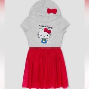 Girls' Hello Kitty Dress - Oatmeal Beige